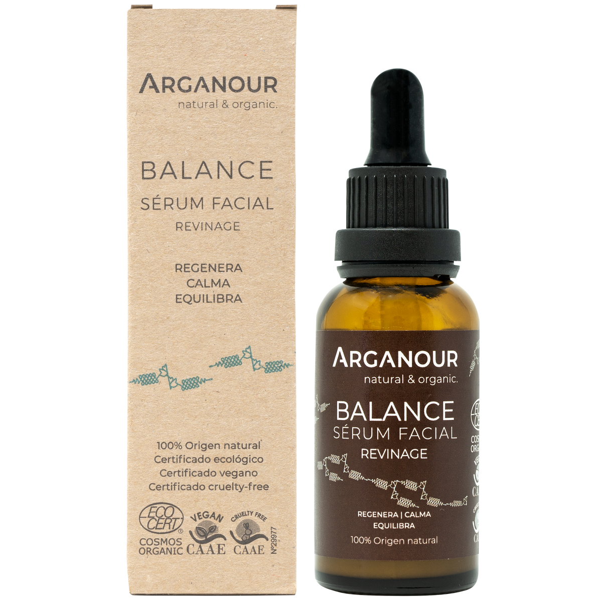 Sérum facial con revinage natural | ARGANOUR