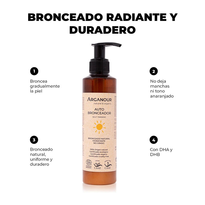 autobronceador para el cuerpo