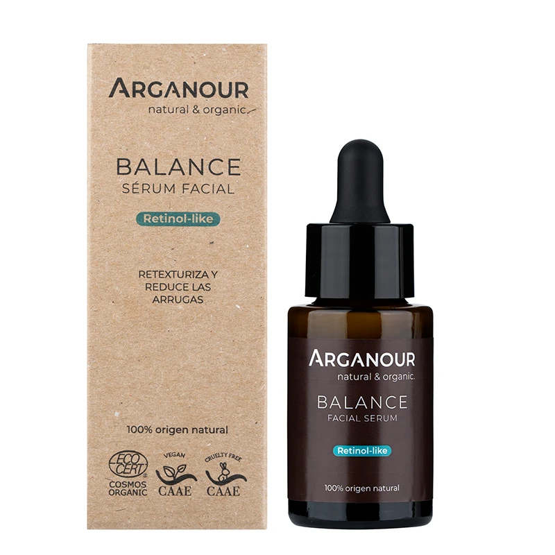 serum facial con retinol vegano arganour