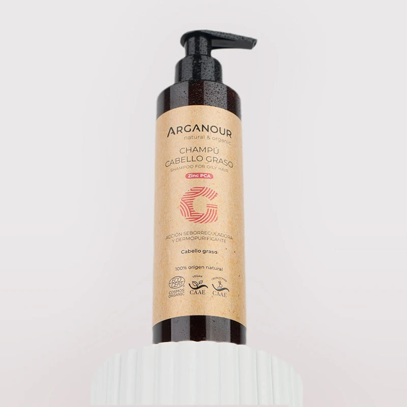 champu para cabello graso arganour