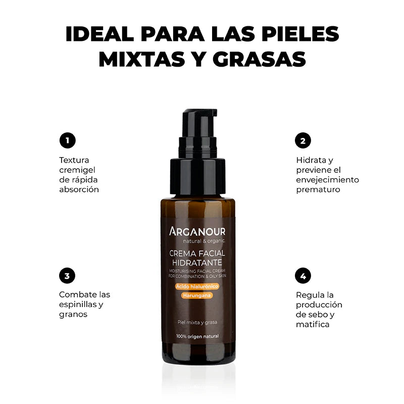 propiedades crema hidratante para la cara piel mixta