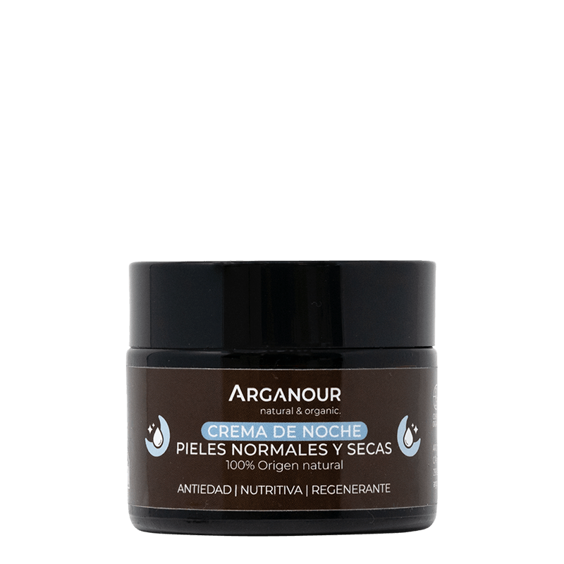 crema hidratante facial de noche arganour