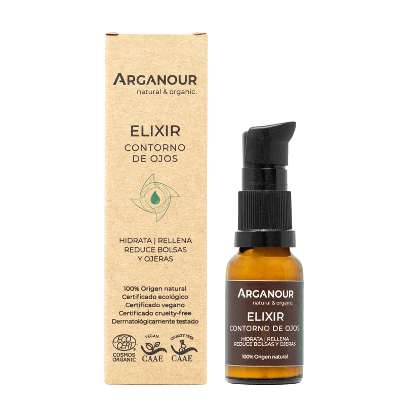 contorno de ojos con cafeina arganour elixir