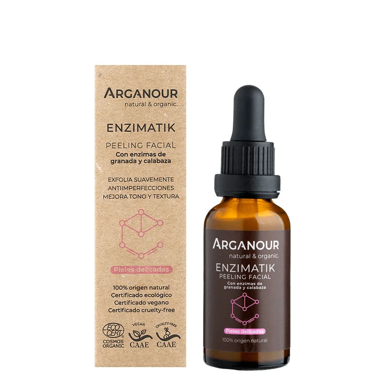 peeling enzimatico facial arganour enzimatik