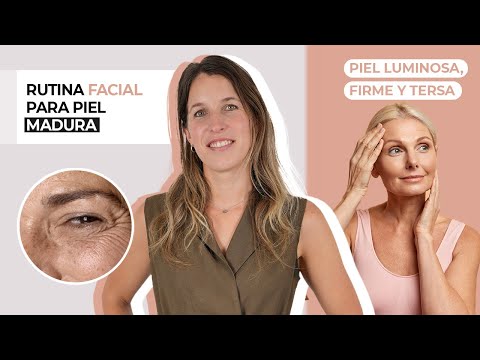 rutina facial para piel madura